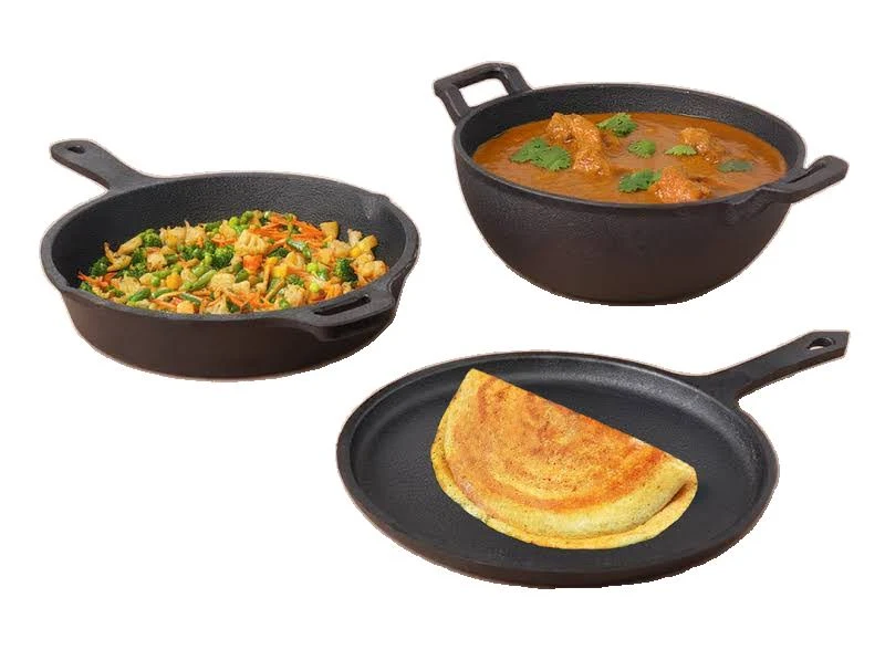 The Indus Valley Cast Iron Cookware Set
